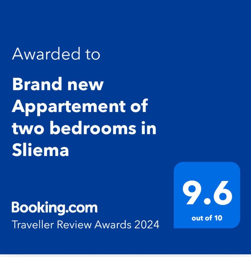 Brand New Appartement Of Two Bedrooms In סליאמה מראה חיצוני תמונה